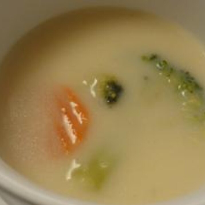 温野菜のミルクスープ